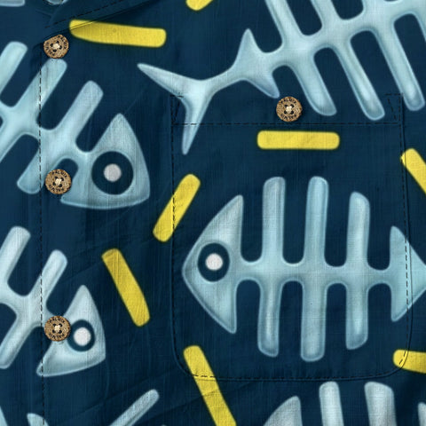Fish Bone Hawaiian Shirt