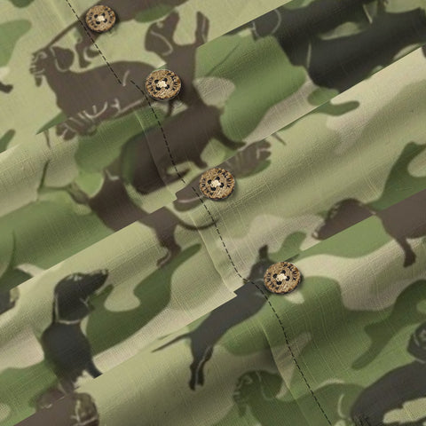 Camouflage Dachshund Hawaiian Shirt