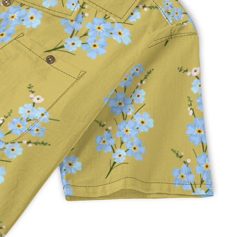 Forget-Me-Not Hawaiian Shirt