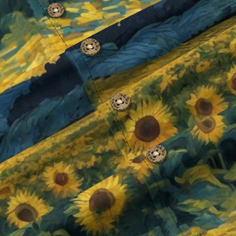 Van Gogh's Sunflower Field