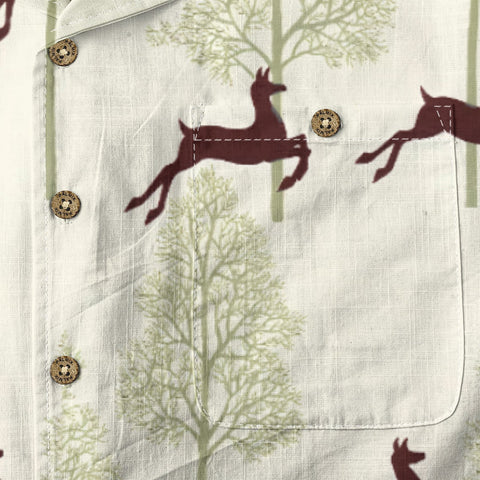 Retro Woodland Deer