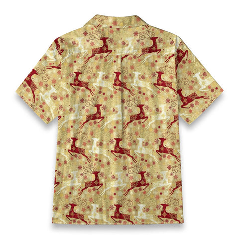 Retro Artistic Christmas Reindeer