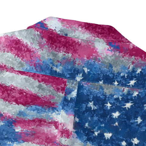 American Flag Hawaiian Shirt