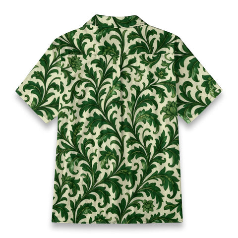 Vintage Floral Leaf Hawaiian Shirt