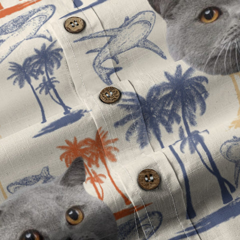 Jungle Secrets –  Universal Custom Pet Portrait Hawaiian Shirt