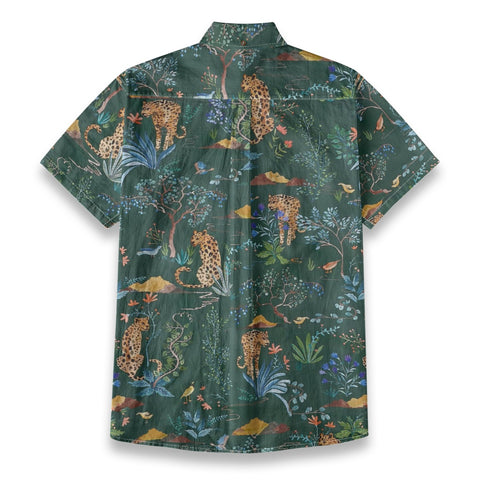 Jungle Secret Language, – Wild Hunting Hawaiian Print Shirt