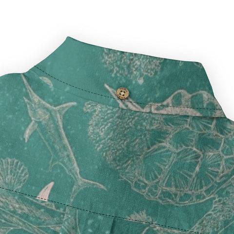 Naturalist – Vintage bottom line drawing  Long-sleeve shirt