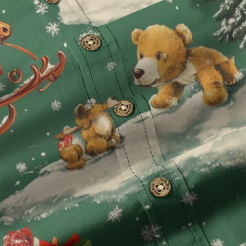 Teddy Bear and Santa Claus