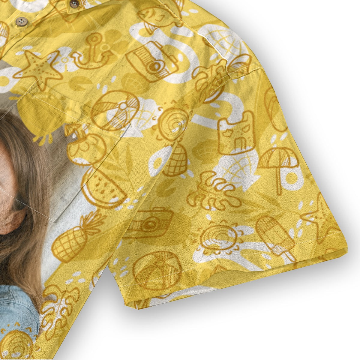 Personalized Photo Beach Hawaiian Shirt Custom Photo For Funny Vacation Trip Holiday Shirt - The Palmix
