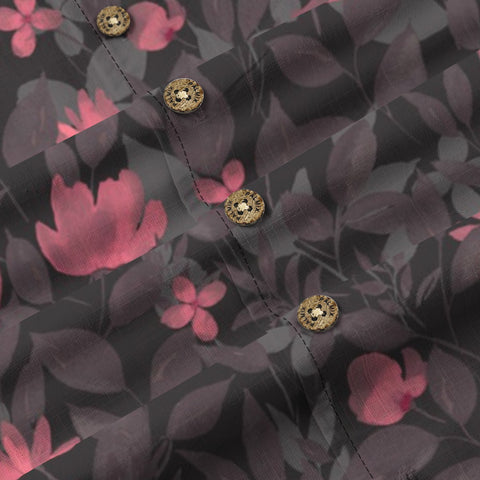 Black rhyme and pink flower rhapsody