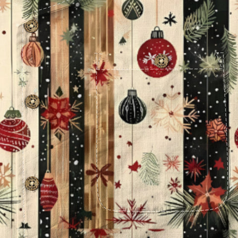 Vintage Christmas Ornament Striped