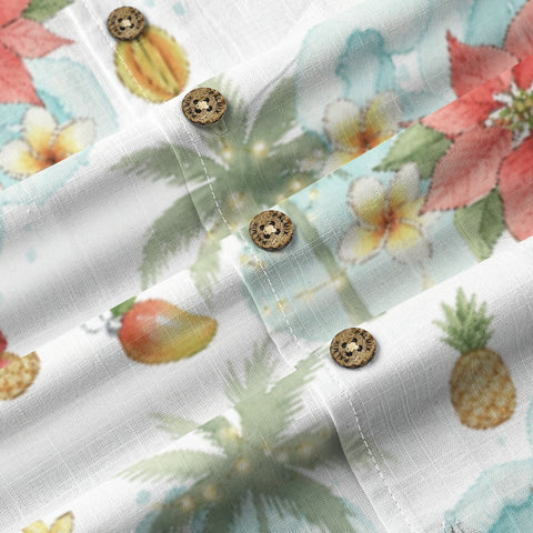 Poinsettia Paradise Hawaiian Shirt
