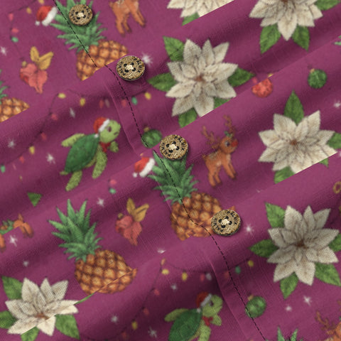 Pineapple & Poinsettia Christmas