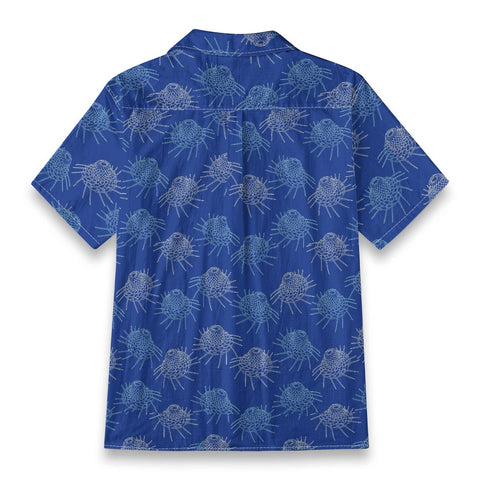 Blue rhyme dolphin painting scroll