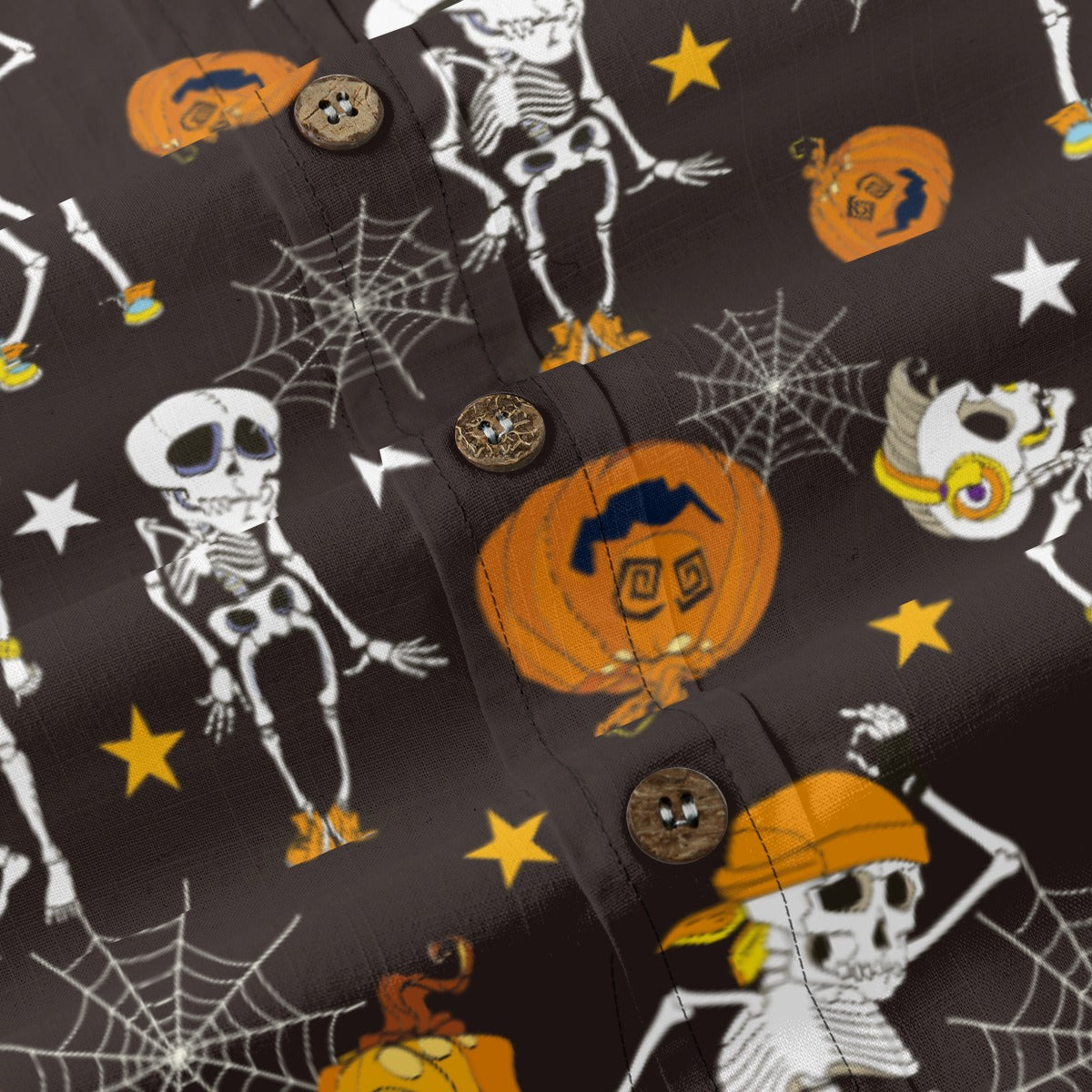 Halloween party hand drawn printed shirt