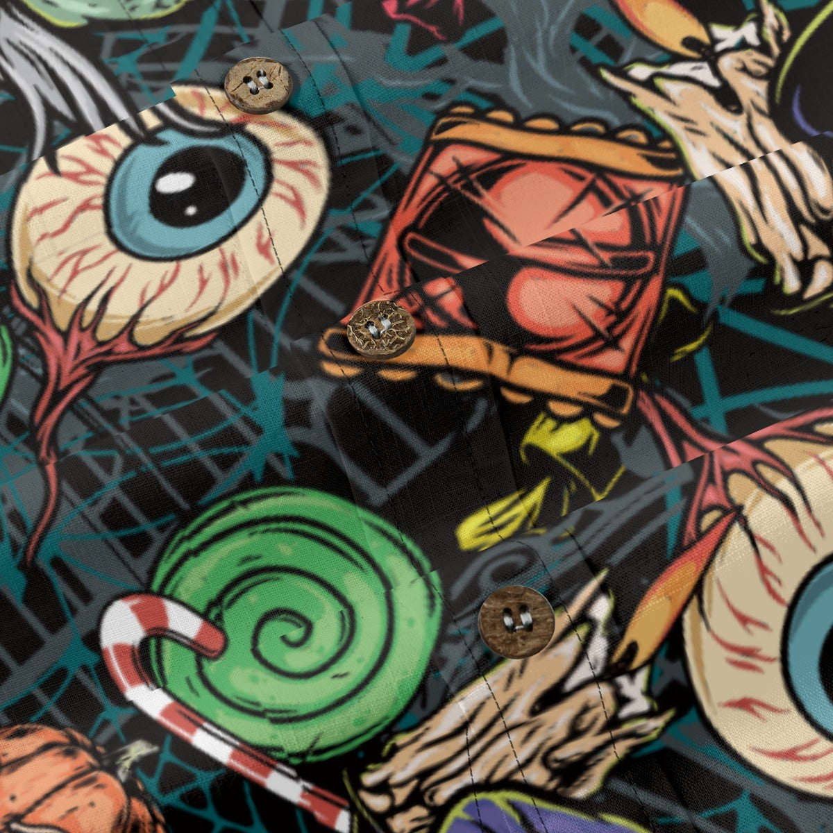 Devil's Eye Party Vintage Print Shirt