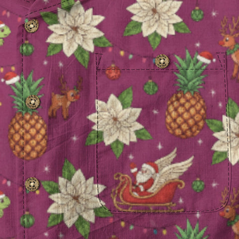 Pineapple & Poinsettia Christmas