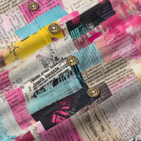 Vintage poster collage art