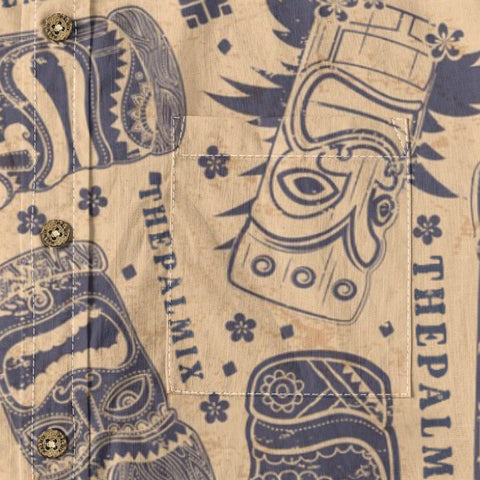 Tiki Totem Retro  Long-sleeve shirt