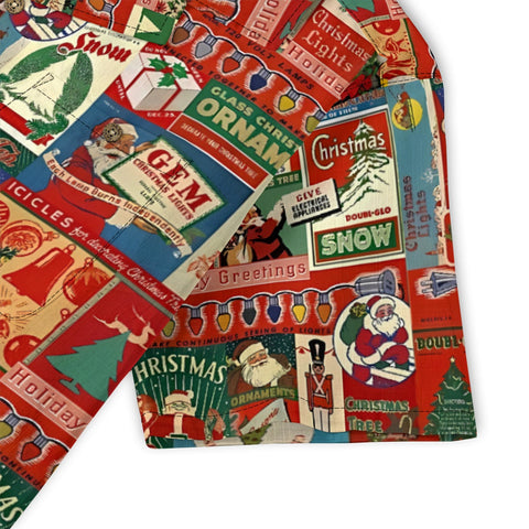 Christmas collage retro pictorial