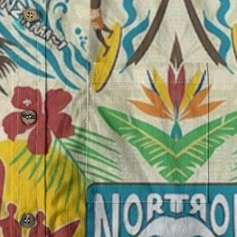 Sunset Surf – Vintage Wave & Surfboard Hawaiian Shirt