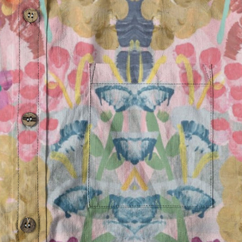 Pastel Paradise – Watercolor Art Tropical Plant Hawaiian Print Shirt