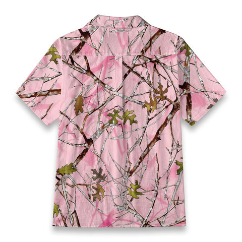 Pink Camo Tree Hawaiian Shirt