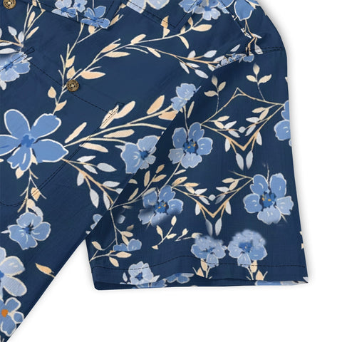 Vintage blues flower cluster