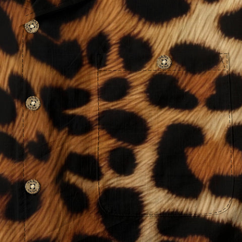 Leopard Print Hawaiian Shirt