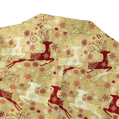 Retro Artistic Christmas Reindeer