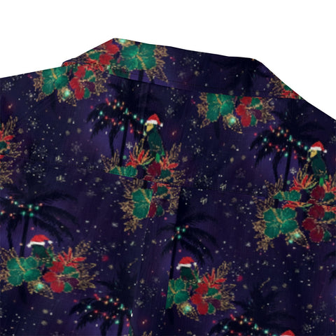 Santa Parrot Hawaiian Shirt