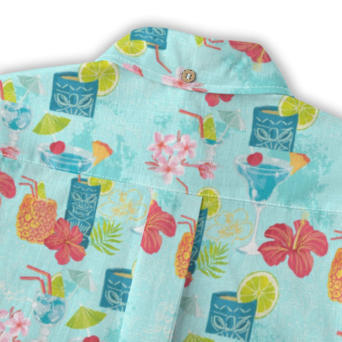 Hawaii colorful party Tiki print shirt