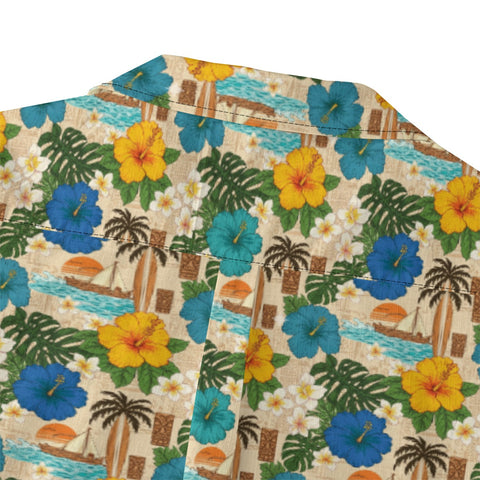 Tropical Floral Hawaiian Shirt