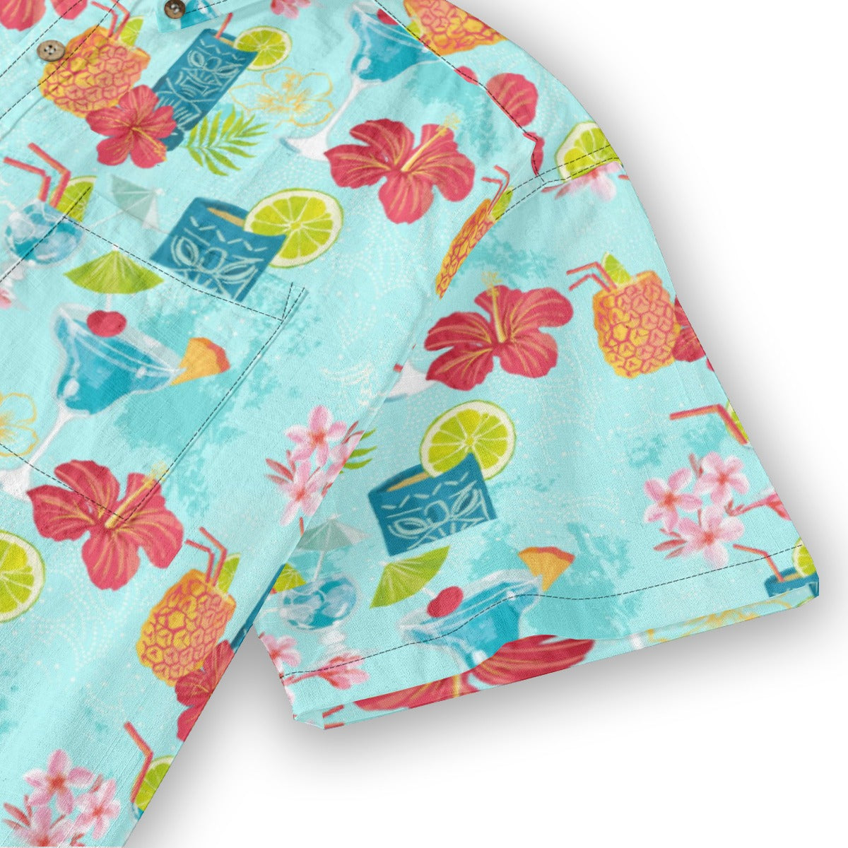 Hawaii colorful party Tiki print shirt