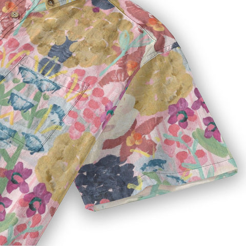 Pastel Paradise – Watercolor Art Tropical Plant Hawaiian Print Shirt