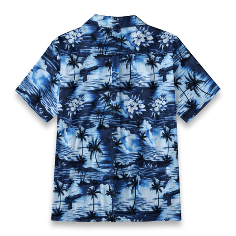 Blue Palm Tale with a Trigger