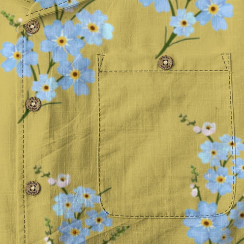 Forget-Me-Not Hawaiian Shirt