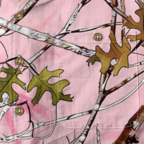 Pink Camo Tree Hawaiian Shirt
