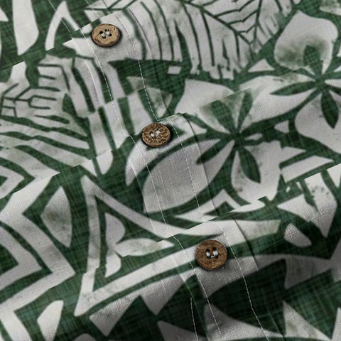Turtle Whisper – Vintage Tiki Hawaiian Print Shirt Shirt