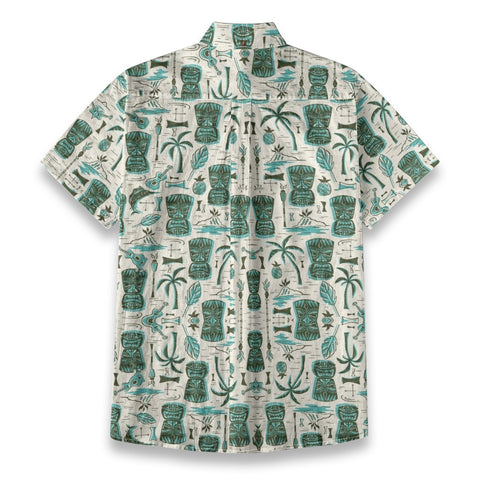 Tiki Spirit – Tribal Totem & Palm Hawaiian Shirt