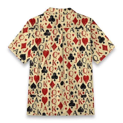 Poker Print Hawaiian Shirt