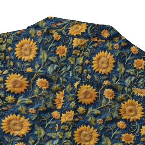 Retro three-dimensional sunflower