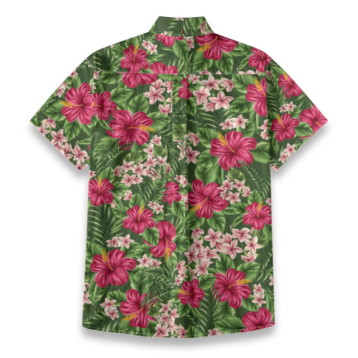 Personalized Hawaiian Shirt with Photo, Floral Aloha Hawaiian Shirt, Tiki Shirt for Family - The Palmix