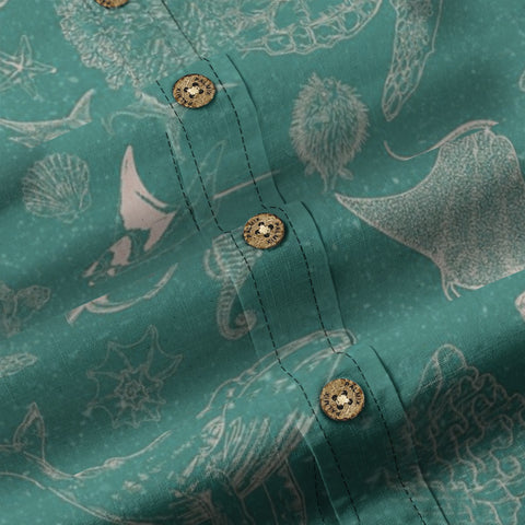 Naturalist – Vintage bottom line drawing  Long-sleeve shirt