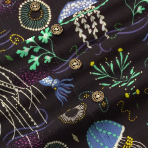 Black tone ocean jellyfish