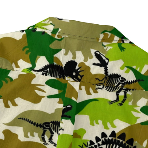 Dinosaur Camo Hawaiian Shirt