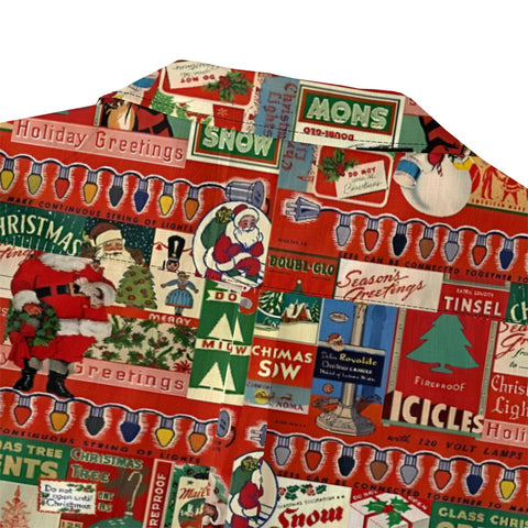 Christmas collage retro pictorial