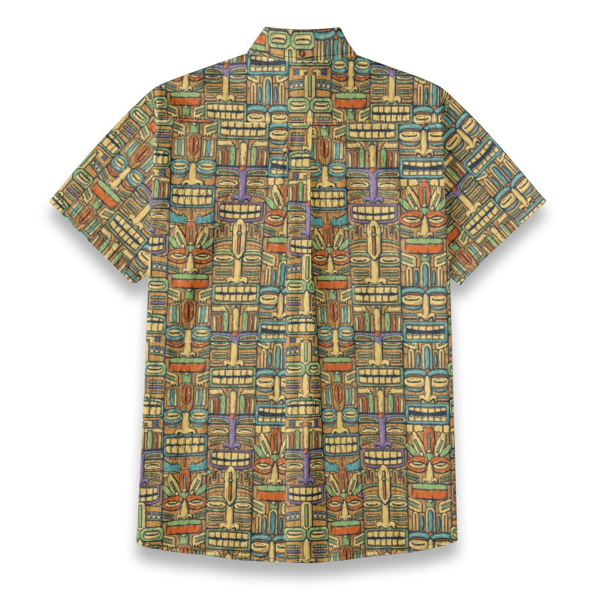Tiki Vintage print Cotton Hawaii Shirt