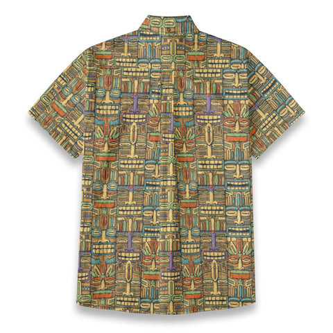 Tiki Vintage print Cotton Hawaii Shirt