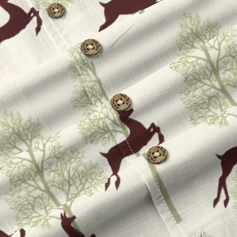 Retro Woodland Deer